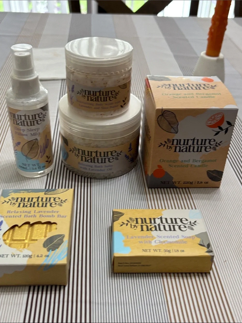 Nurture By Nature Time to Relax Bath & Body Gift Set - Yellow